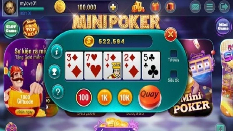 Chương trình khuyến mãi Mini Poker